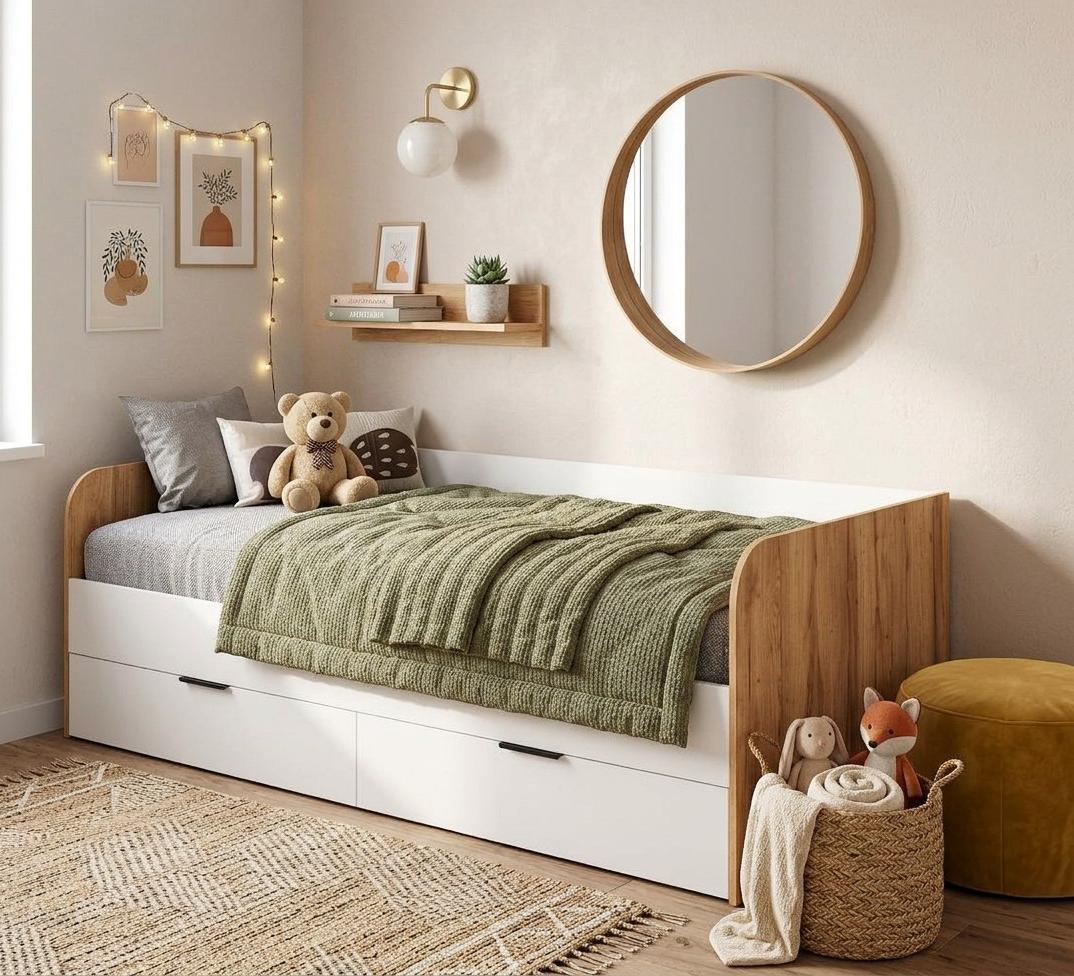 Кровать коллекции Брайт Золотистый