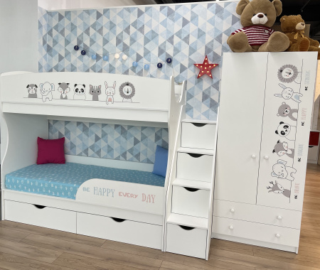 Шкаф коллекции Хэппи  от Династия Kids