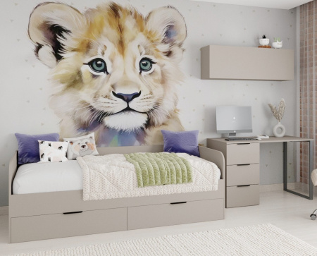 Комод коллекции Брайт Велюр (с доводчиками) от Династия Kids