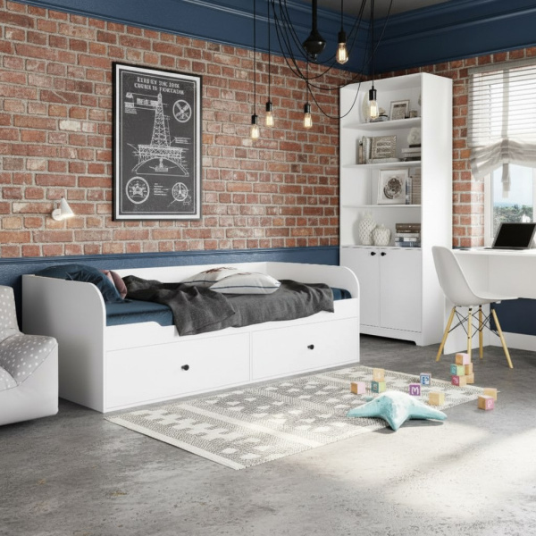 Комплект мебели коллекции Норд: кровать 190х90 + стол + стеллаж от Династия Kids