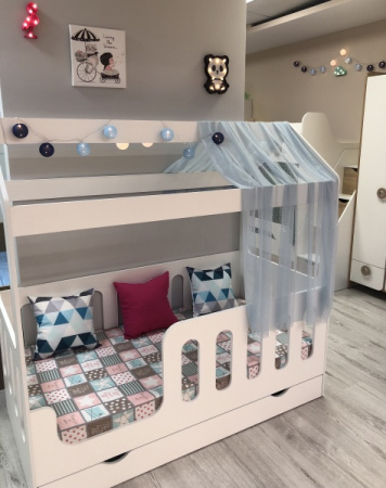 Кровать детская Домик Теремок 160х80  от Династия Kids