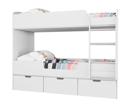 Двухъярусная кровать Малыши Двойняшки 180х80 (цвета разные) от Династия Kids