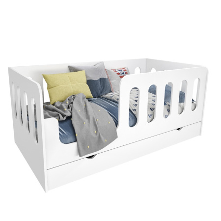 Стеллаж-перегородка + кровать Сказка 160х80 от Династия Kids