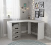 Стол угловой коллекции Гранд с 3 ящиками (ширина 1160 мм) от Династия Kids