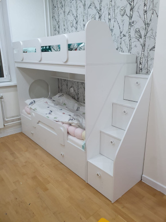 Кровать Фортуна-3 190х80 (цвет белый)