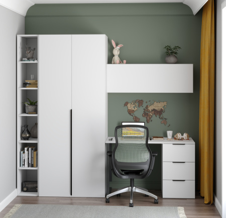 Шкаф 2-х дверный коллекции Брайт  от Династия Kids