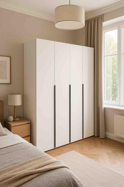 Шкаф 4-х дверный коллекции Брайт от Династия Kids