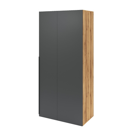 Шкаф распашной + шкаф угловой + пенал коллекции Брайт Графит от Династия Kids