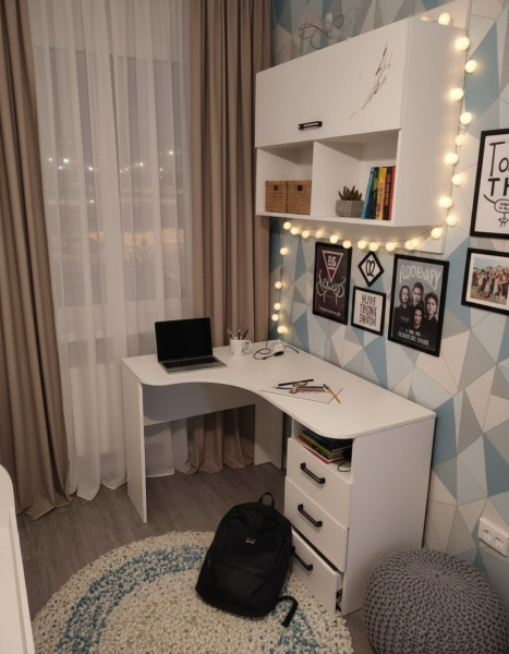 Полка навесная коллекции Престиж-1 от Династия Kids