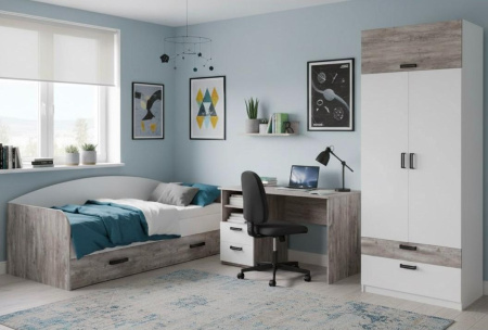 Кровать 200х90 коллекции Гранд (прямая спинка) от Династия Kids