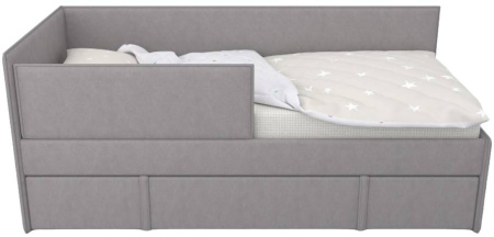 Угловая кровать МОНО 90х190 с ящиком (цвета разные)