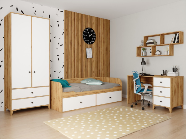 Кровать коллекции Альви 190х90 от Династия Kids