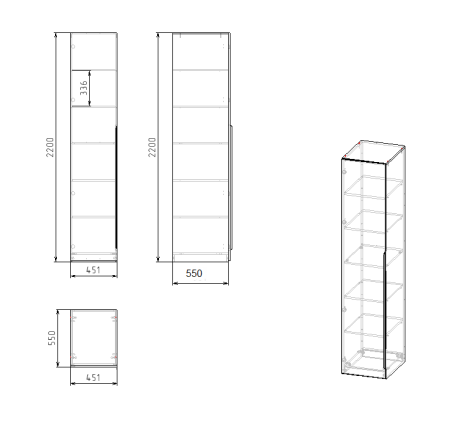 Пенал распашной коллекции Брайт от Династия Kids