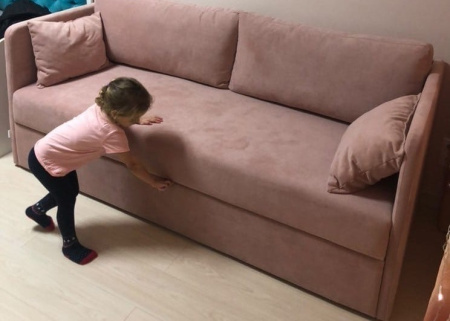 Диван раскладной Юнит 1750 мм (механизм дельфин) + 4 подушки. Цвета разные