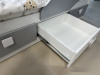 Кровать 160х80 Умка-5 (серебро+белый)  от Династия Kids