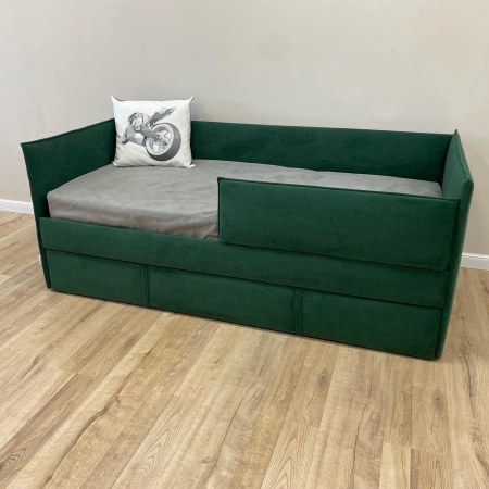 Угловая кровать МОНО 90х190 с ящиком (цвета разные)