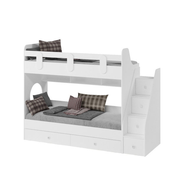 Кровать двухъярусная Фортуна-2 (цвета разные) 180х80  от Династия Kids