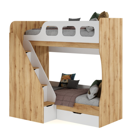 Двухъярусная кровать Умка-7 (цвета разные) 190х80  от Династия Kids