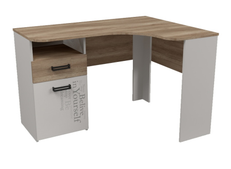 Стол угловой коллекцииТвой Стиль 1160 мм (с принтом) от Династия Kids